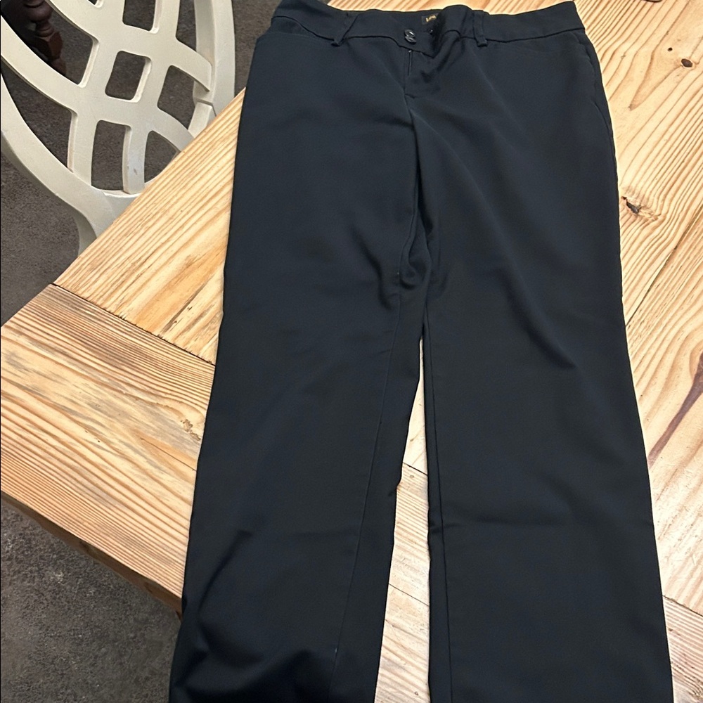 Lee Women's Black Straight Leg Pants